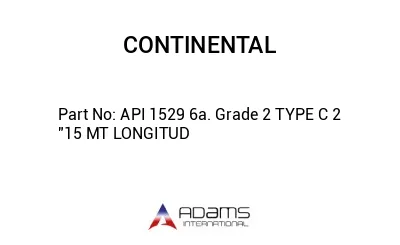 API 1529 6a. Grade 2 TYPE C 2 "15 MT LONGITUD