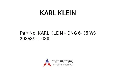 KARL KLEIN - DNG 6-35 WS 203689-1.030