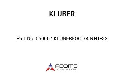 050067 KLÜBERFOOD 4 NH1-32