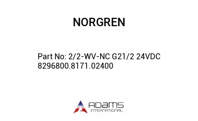 2/2-WV-NC G21/2 24VDC 8296800.8171.02400