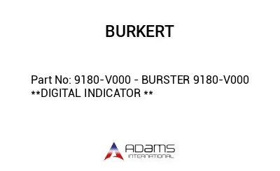 9180-V000 - BURSTER 9180-V000 **DIGITAL INDICATOR **