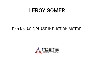 AC 3 PHASE INDUCTION MOTOR