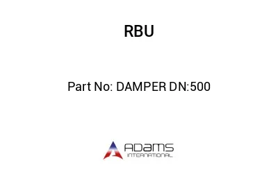 DAMPER DN:500