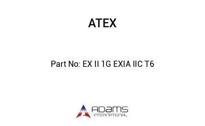 EX II 1G EXIA IIC T6