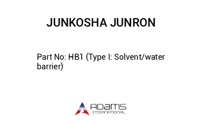 HB1 (Type I: Solvent/water barrier)