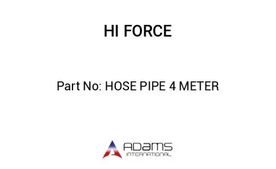 HOSE PIPE 4 METER