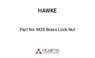 M25 Brass Lock Nut