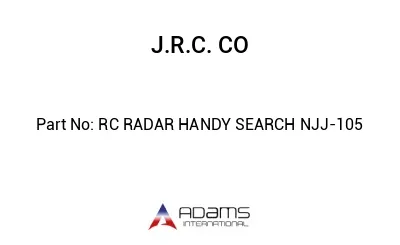 RC RADAR HANDY SEARCH NJJ-105