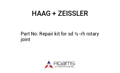 Repair kit for sd ½-rh rotary joint