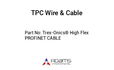 Trex-Onics® High Flex PROFINET CABLE