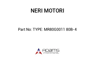 TYPE: MR80G0011 80B-4